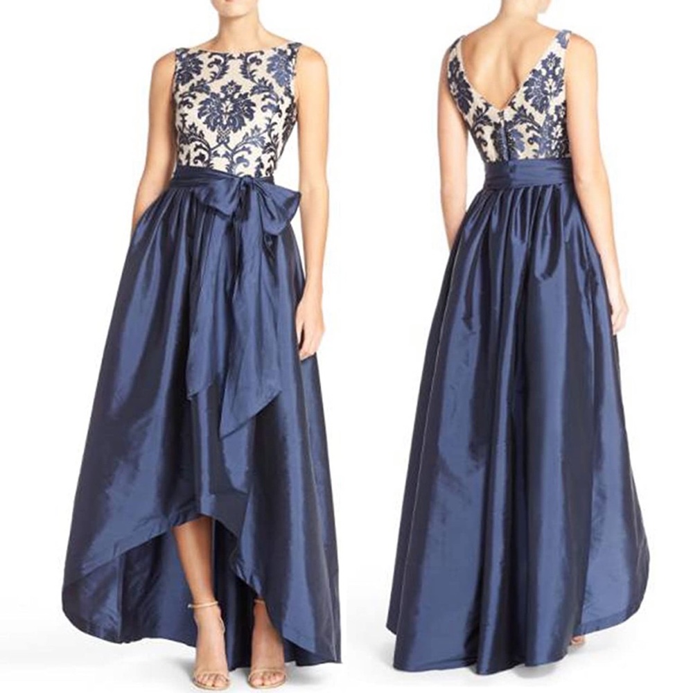 Adrianna Papell High Low Gown